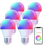 Linkind Smart Light Bulbs, Smart Bulb That Work with Alexa &amp; Google Home, LED Light Color Changin...
