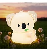 Gefaxi Squishy Koala Night Light with RGB Mode Cute Cuddly Koala Light 3 Brightness Adjustable Nu...