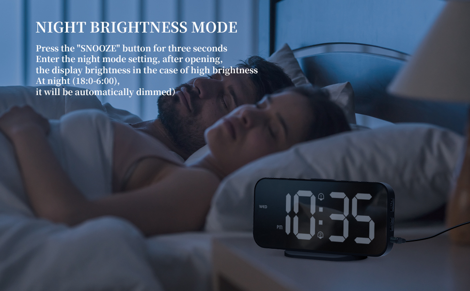 digital clocks for bedrooms