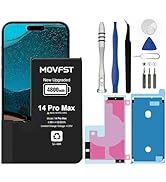 MOVFST Replacement for iPhone 14 Pro Max Battery,4800mAh Li-ion Polymer High Capacity Battery Fit...