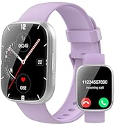 Smart Watch for Men Women(Answer/Make Calls), 1.95" HD Touch Screen Fitness Watch with Sleep Hear...