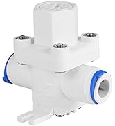 Water Pressure Relief Regulator 3/8" Reducing Valve Filter Protection Push to Quick Connect Fitti...