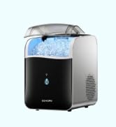 EUHOMY Smart Nugget Ice Maker Countertop, Pebble Ice Maker Machine with APP/Alexa Control, 40lbs/...