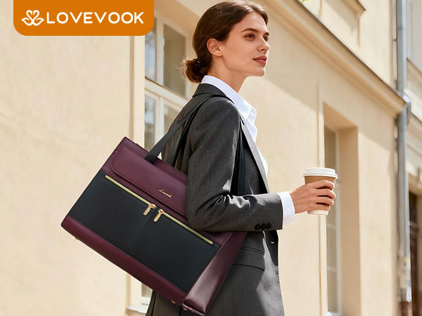 Large capacity tote bag for women with shoulder strap, ideal for office, travel and everyday carry