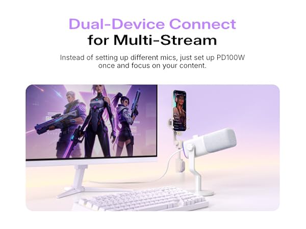 wireless microphone for gaming streaming