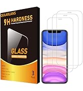 Qularlans 3 Pack Screen Protector for iPhone 11/XR 6.1 Inch, 9H Hardness Shock Resistant Tempered...