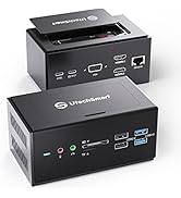 UtechSmart Universal Docking Station, 15 in 1 USB Docking Station with SSD Enclosure, USB C Dock ...
