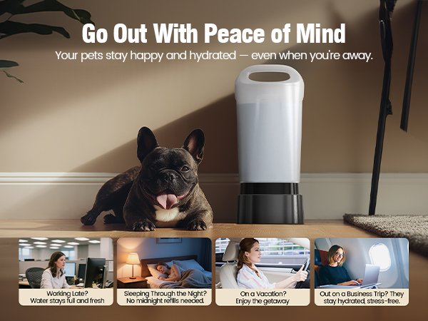 dog water bowl dispenser