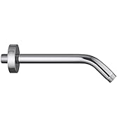 Enoughtmen Shower Arm with Flange +Tape,Stainless Steel Shower Head Extension Arms,Wall-Mounted S...