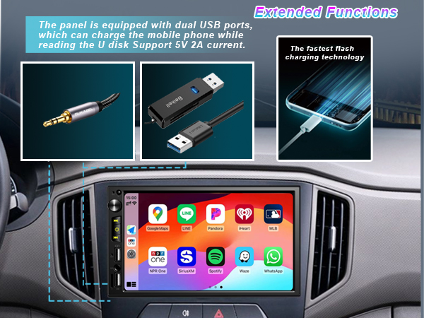 double din Touch screen