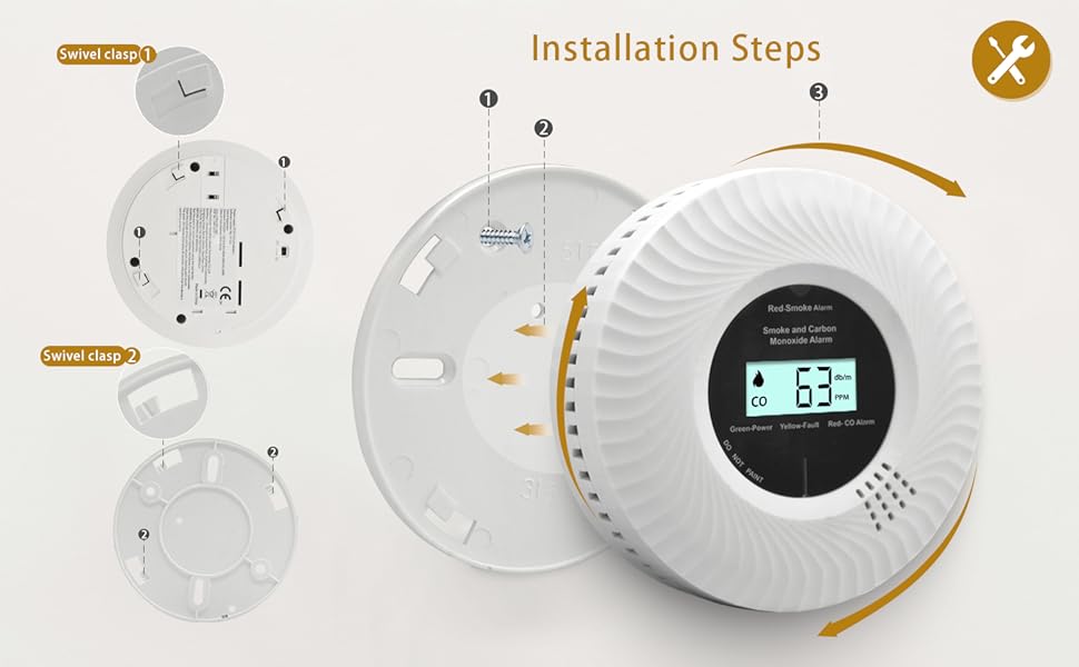 wireless interlinked smoke detector