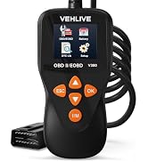 V380 OBD2 Scanner for Check Engine Light, Color Display Car Code Reader | Read &amp; Clear Codes, I/M...
