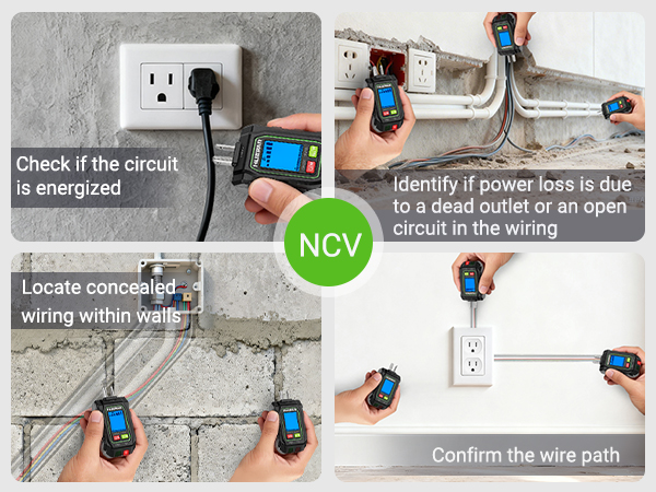NCV Circuit Breaker Finder with LCD Display