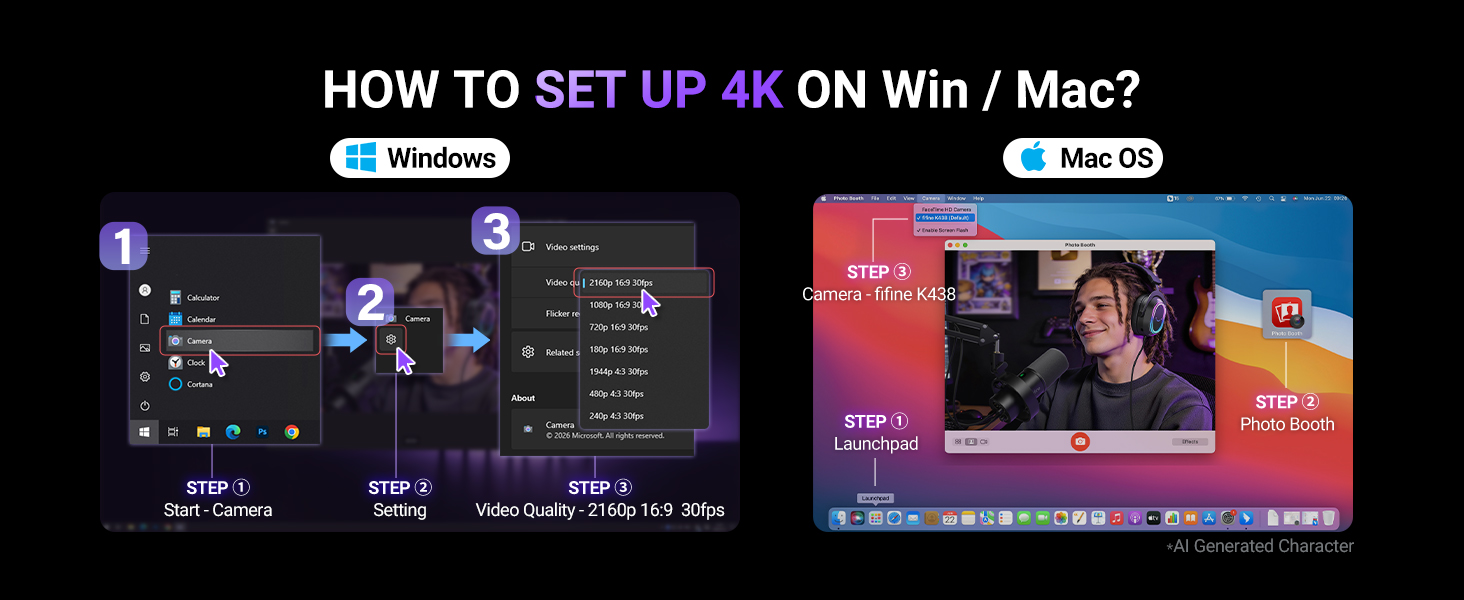 easy 4k set up