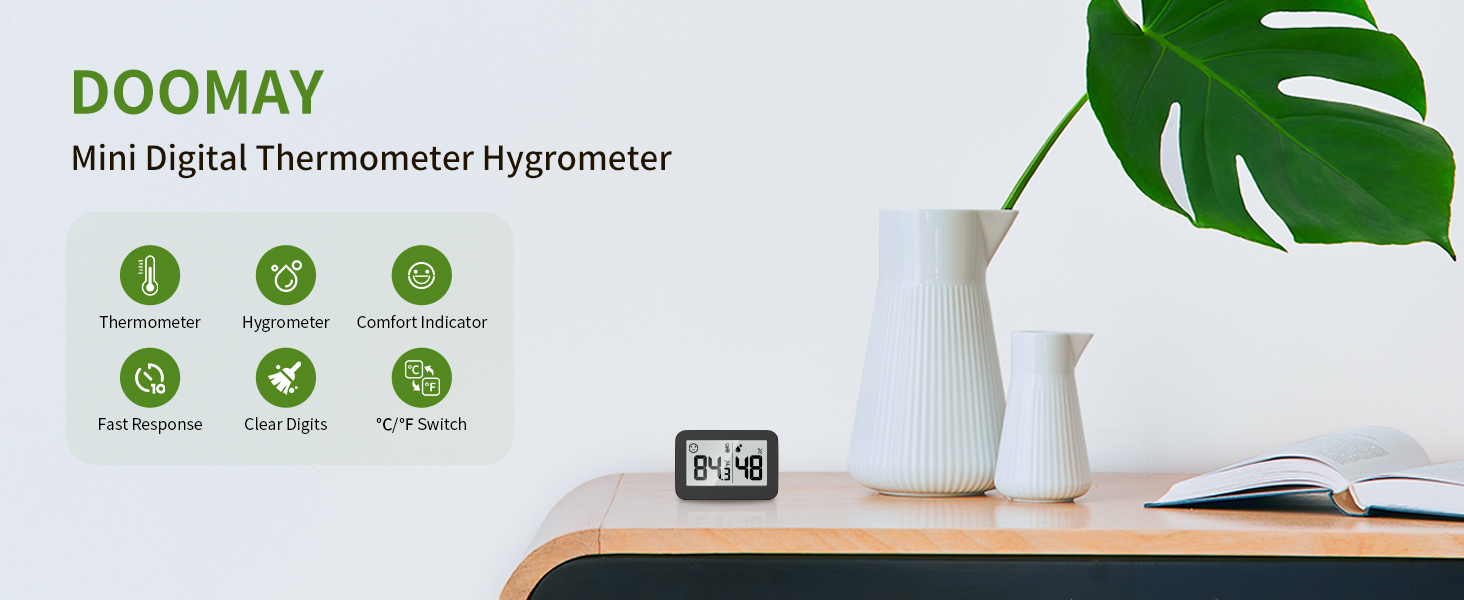 Mini Digital Thermometer Hygrometer