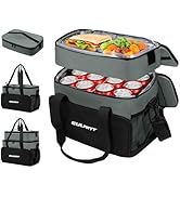 EULANT Large Waterproof Cooler Bag with Removable Lunch Bag,27 Can Collapsible Insulated Ice Ches...