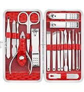 Cute Manicure Set for Women,Nail Clipper Grooming Kit for Teen Girls, Girlfriend, Wife, Mom,Small...
