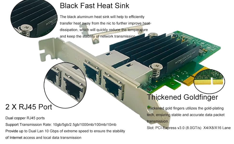 pcie x4 network server