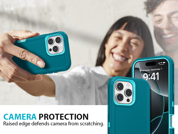 Jelanry iphone 16 pro max phone Case Heavy Duty Rugged Dual-Layer Protection Shockproof Dropproof
