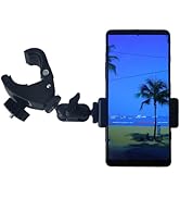 Hocoder Phone Holder with Clamp for Golf Cart Universal Phone Mount Holder for Bicycle, Wheelchai...