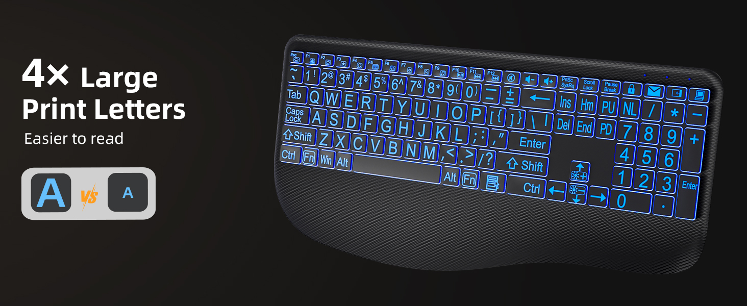 large print keyboard