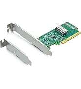 10Gtek MCIO(74pin) 8i to PCIe X8 Adapter, Gen5 PCIe5.0