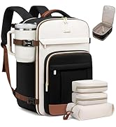 LOVEVOOK 40L Travel Backpack for Women &amp; Men - 17.3 Inch Carry On Backpack &amp; Personal Item Backpa...