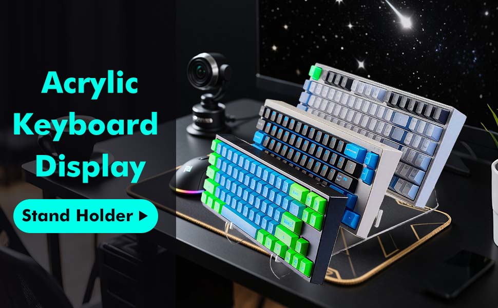 Acrylic Keyboard Display 