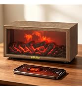 LEKATO Bluetooth Speaker with Dynamic Flame Effect, Fireplace Lanterns Decorative, Wireless Speak...