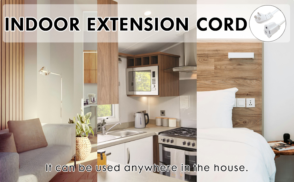 flat plug extension cord