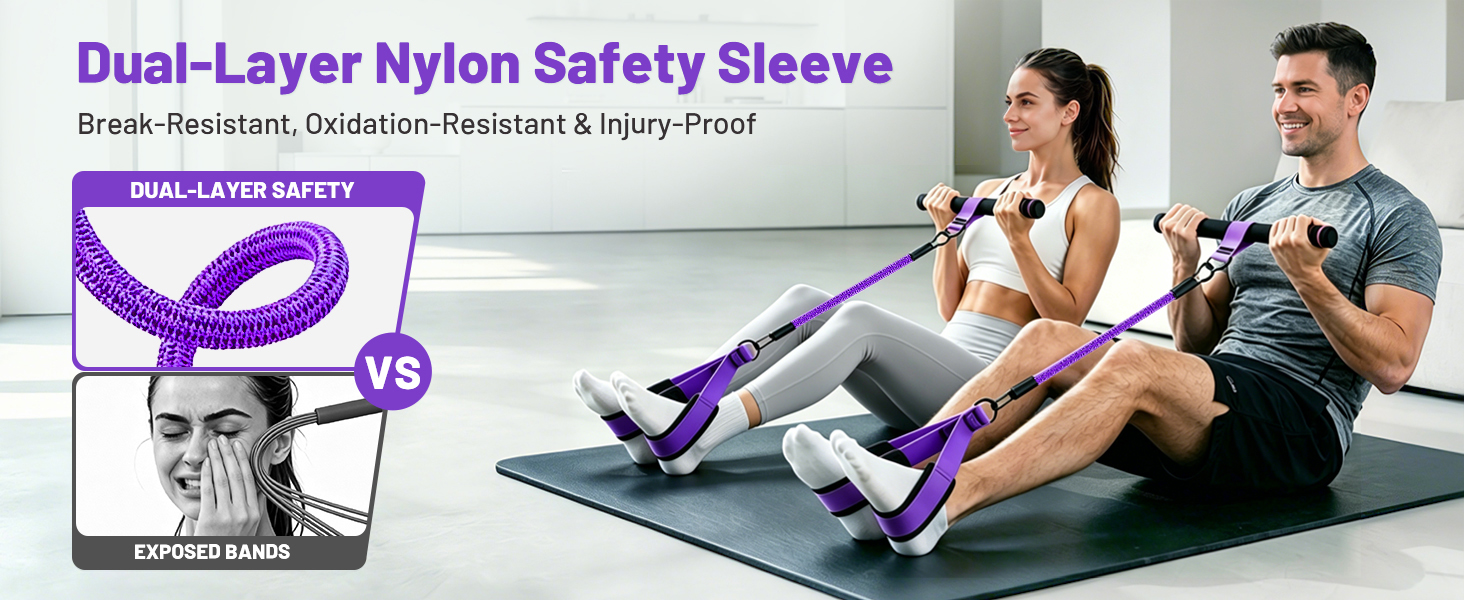 multifunction pedal resistance band