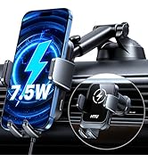 HTU 2026 Upgraded Smart Car Phone Holder Wireless Charger, 7.5W-15W Wireless Charger for Magsafe ...