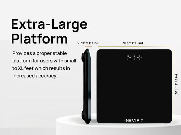 INEVIFIT Premium Bathroom Scale - I-BS002 - Premium A+ - Mobile