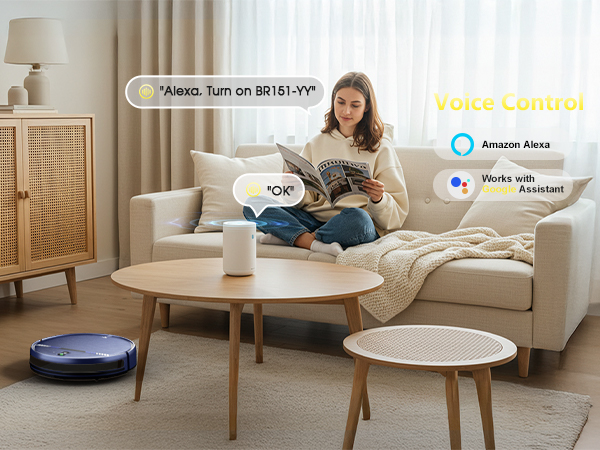 (y)robot vacuum Voice Control-Phone
