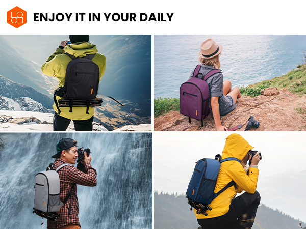 camera backpack with water bladder