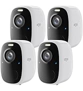Dzees Wireless Security Camera Outdoor with Magnetic Mount, 4MP Battery Powered Security Cameras ...