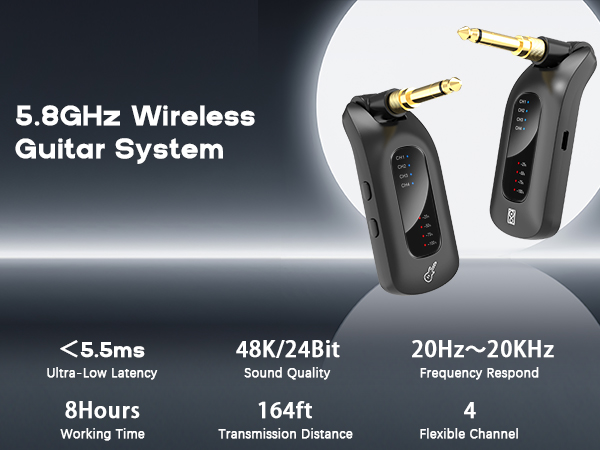 5.8GHz Wireless Guitar System