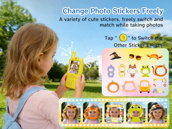 Change Photo Stickers Freely