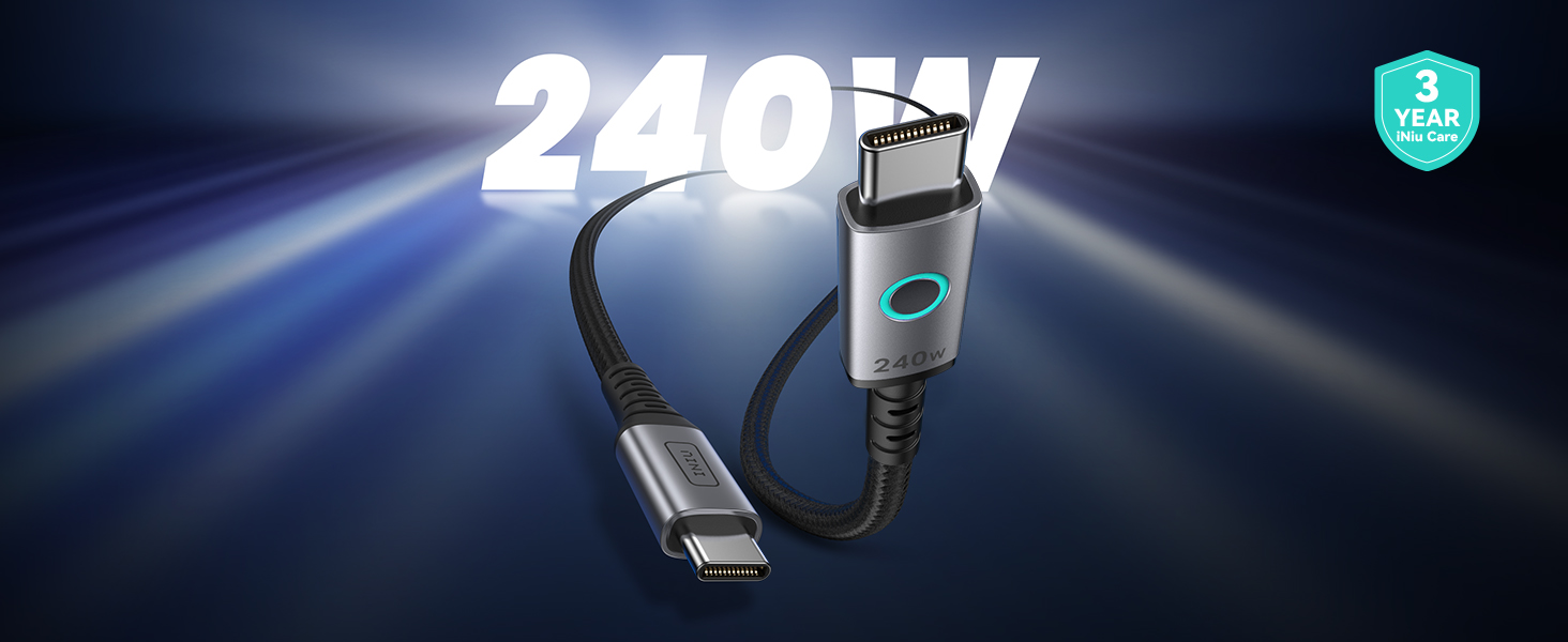 INIU 240W cable