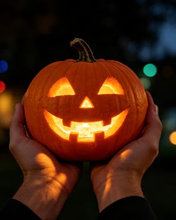 halloween carved pumpkin