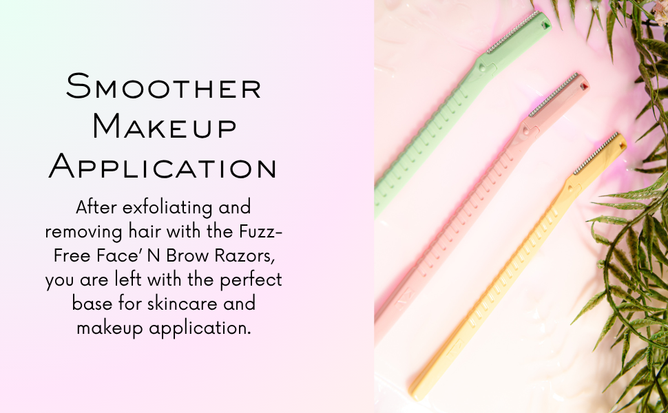 Smoother makeup application
