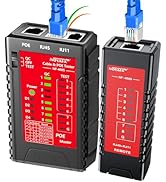 NOYAFA NF-468S Network Cable Tester, Ethernet Cable Tester for RJ11, RJ12, RJ45, CAT5, CAT6,CAT7,...