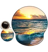 ToLuLu Mouse Pad Wrist Rest Support Gel, Ergonomic Mouse Pads with Non Slip PU Base, Mouse Wrist ...