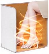 Under Desk Heater, 195W Energy-Saving Foot Warmer with Heating Pad for Feet, Electric Foot Warmer...