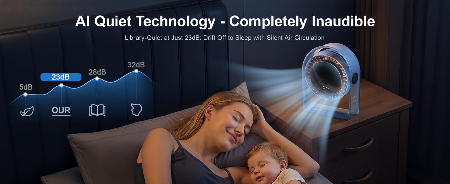 Ultra-quiet.bedrooms, kids rooms, offices.Suitable for light sleepers, families with babies,workers