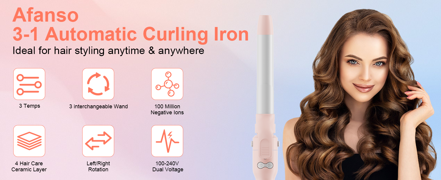 Automatic Rotating Curling Iron
