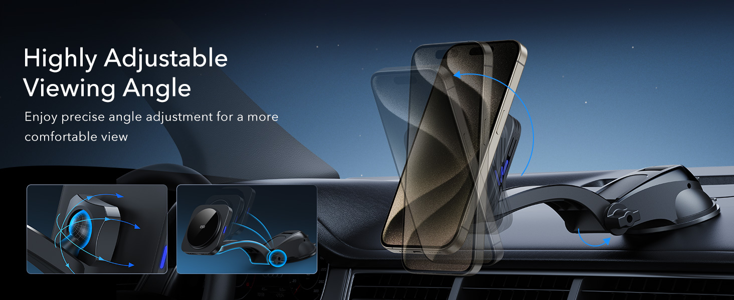 ESR for Qi2 15W MagSafe Car Mount Charger