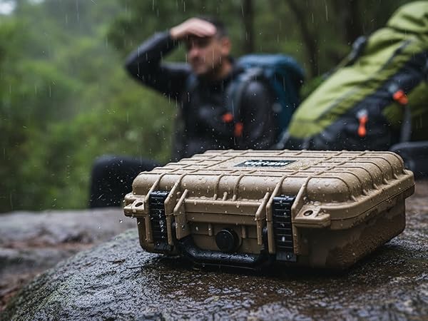 Small hard case with foam