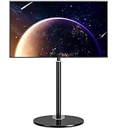 Rfiver Swivel Floor TV Stand with 90 Degree Swivel for 32-65 inch LCD LED TV, Modern Simple Desig...