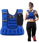 ZELUS Weighted Vest for Women Men, 6/8/12/16/20LB U-Shaped Ergonomic for Even Weight Distribution...